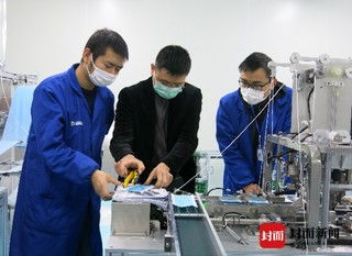 资阳高新区7户企业加急生产防疫物资 医用口罩与消杀用品双线并进
